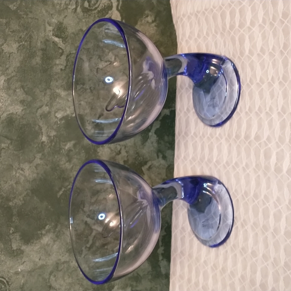 Bromioli Rocco - Italian - Set of 2 -  Cobolt Blue Glasses - M2 - Picture 3 of 7
